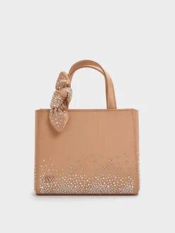 Albany Leather Crystal Mini Bag