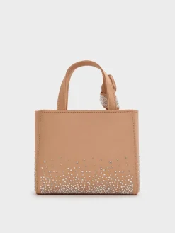 Albany Leather Crystal Mini Bag