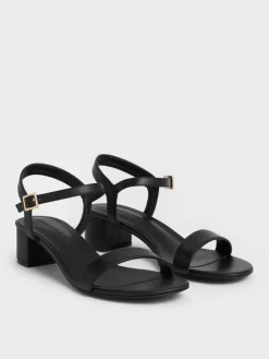 Alec Block-Heel Ankle-Strap Sandals
