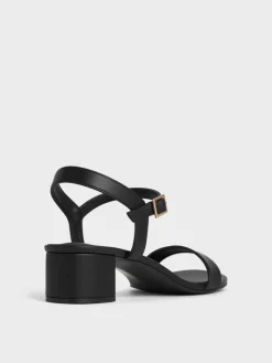 Alec Block-Heel Ankle-Strap Sandals