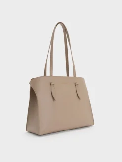 Allyn Elongated-Handle Tote Bag