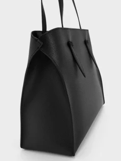 Allyn Elongated-Handle Tote Bag