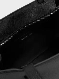 Allyn Elongated-Handle Tote Bag