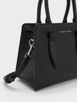 Allyn Structured Trapeze Tote Bag