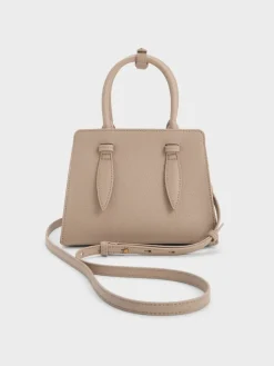 Allyn Structured Trapeze Tote Bag
