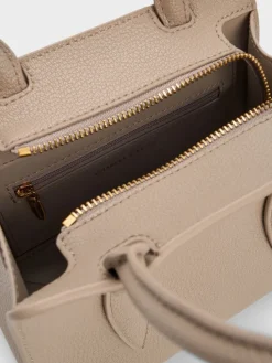 Allyn Structured Trapeze Tote Bag