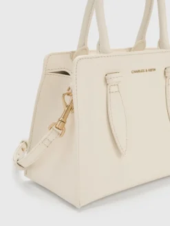 Allyn Structured Trapeze Tote Bag