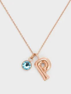 Alphabet 'P' Charm