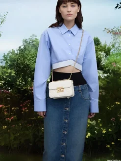 Alva Quilted Chain-Handle Bag