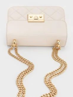 Alva Quilted Chain-Handle Bag