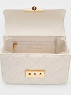 Alva Quilted Chain-Handle Bag