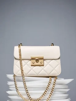 Alva Quilted Chain-Handle Bag