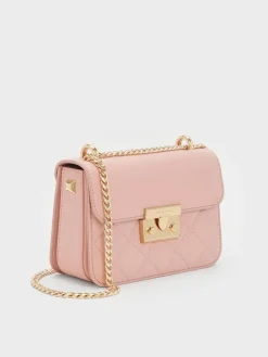 Alva Quilted Chain-Handle Bag