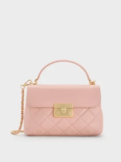 Alva Quilted Top Handle Bag