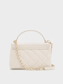 Alva Quilted Top Handle Bag