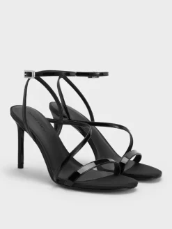 Andricia Patent Strappy Stiletto Sandals