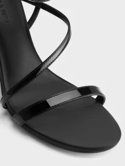 Andricia Patent Strappy Stiletto Sandals