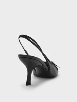 Anita Buckled Pointed Slingback Pumps