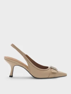 Anita Buckled Pointed Slingback Pumps