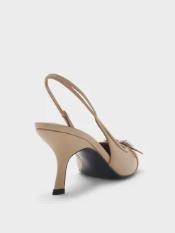 Anita Buckled Pointed Slingback Pumps