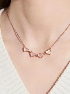 Annalise Clover Heart Necklace