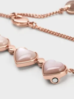 Annalise Clover Heart Necklace