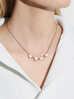 Annalise Clover Heart Necklace