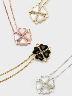 Annalise Clover Heart Necklace