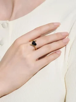 Annalise Heart Stone Ring