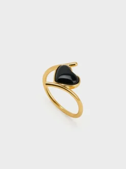Annalise Heart Stone Ring