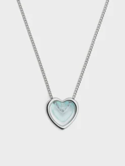 Annalise Resin-Heart Necklace