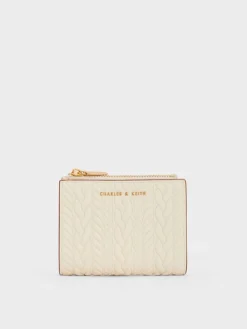 Apolline Textured Top-Zip Wallet