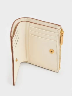 Apolline Textured Top-Zip Wallet