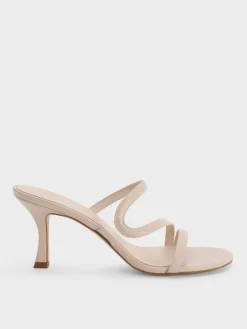 Arden Wavy Heeled Mules