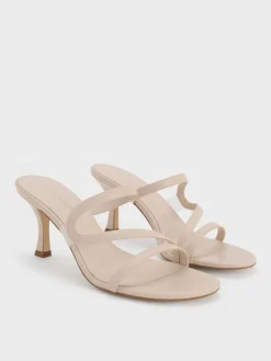 Arden Wavy Heeled Mules