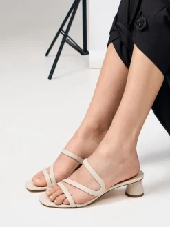 Arden Wavy Strap Mules