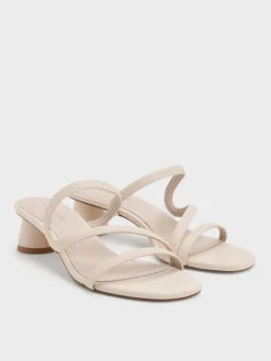 Arden Wavy Strap Mules