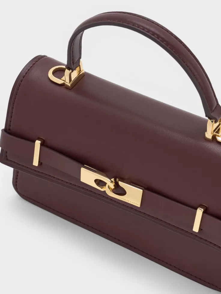 Arlet Belted Top Handle Bag