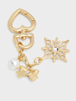 Arrietty Crystal & Pearl Snowflake Charm