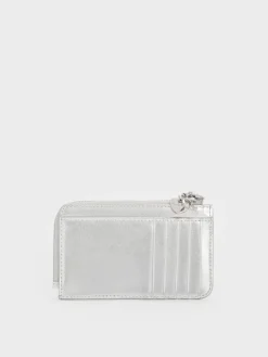 Arrietty Metallic Quilted Zip-Around Wallet