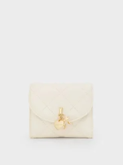 Arrietty Quilted Curved-Flap Wallet
