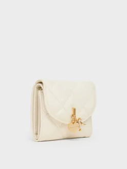 Arrietty Quilted Curved-Flap Wallet