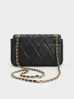 Arwen Diamond-Quilt Shoulder Bag