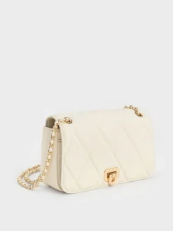 Arwen Diamond-Quilt Shoulder Bag