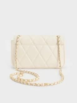 Arwen Diamond-Quilt Shoulder Bag