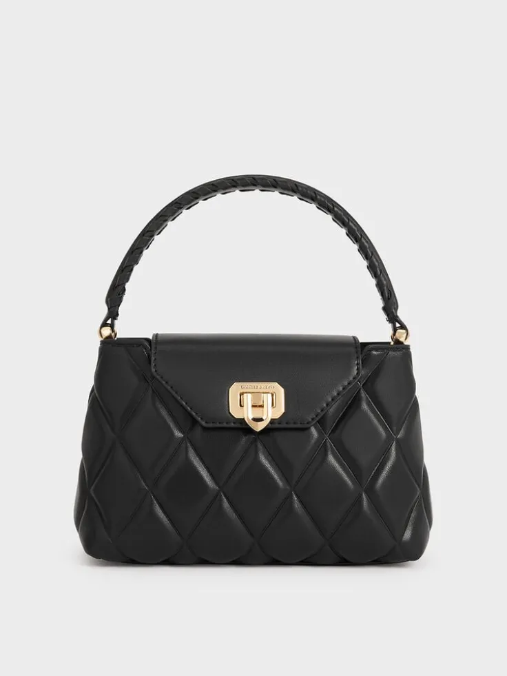 Arwen Quilted Top Handle Bag