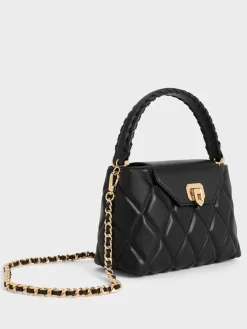 Arwen Quilted Top Handle Bag