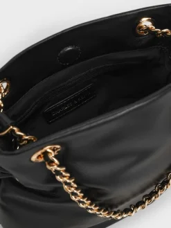 Arya Braided-Chain Crossbody Bag