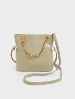 Arya Braided-Chain Crossbody Bag