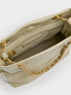 Arya Braided-Chain Crossbody Bag